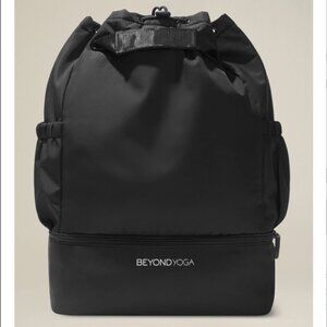 BEYOND YOGA Black Convertible Gym Bag